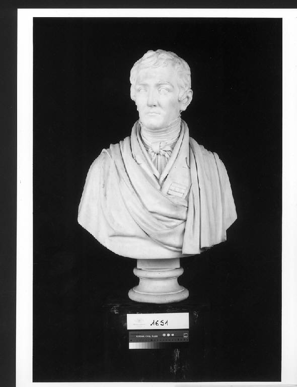 BUSTO MASCHILE (busto) di Monti Gaetano Matteo (sec. XIX)