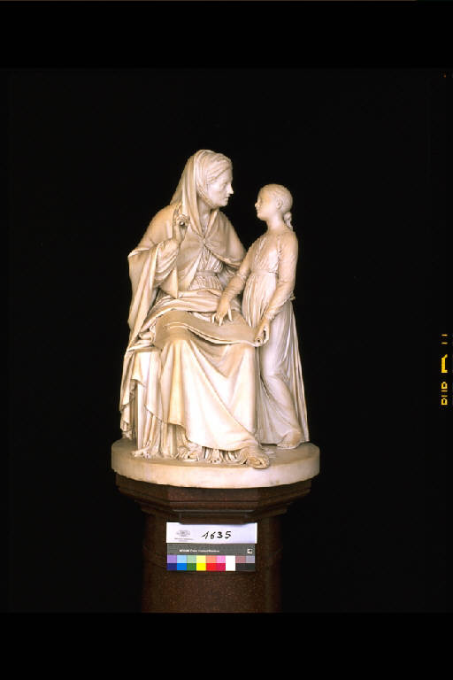 SANT'ANNA E MARIA BAMBINA (scultura) di Benzoni Giovanni Maria (sec. XIX)