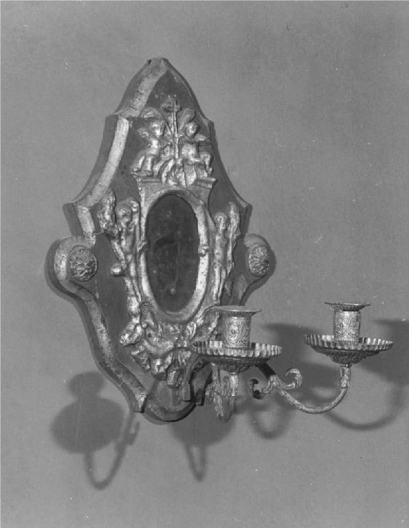 candeliere - manifattura lombardo-veneta (||fine/inizio secc. XVIII||secc. XIX/ XX)