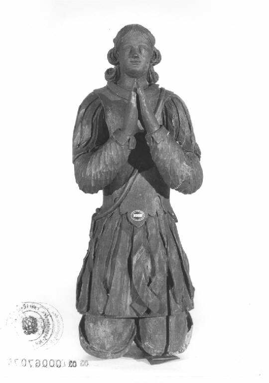 GUERRIERO (statua devozionale) - produzione Italia settentrionale (sec. XIX)