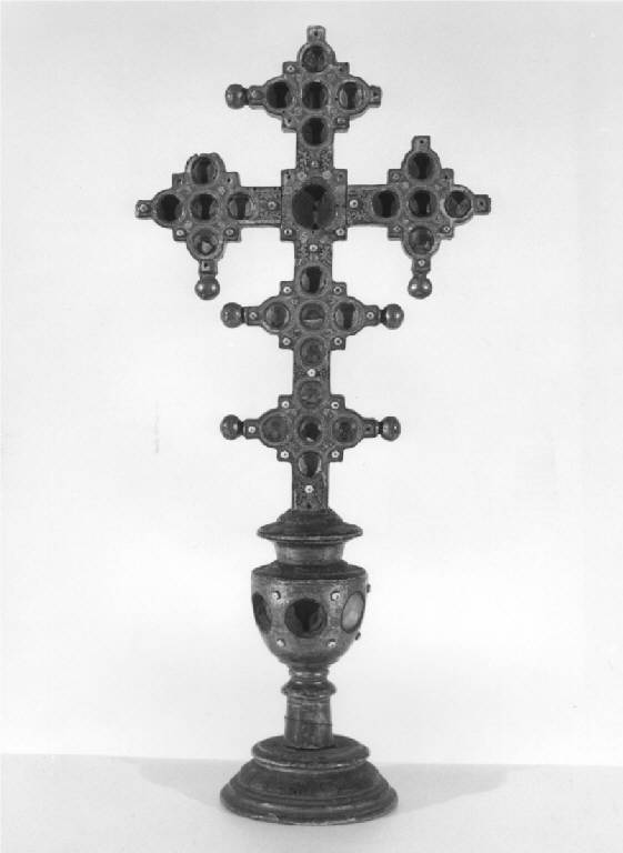 croce d'altare - produzione Italia settentrionale (sec. XIX)