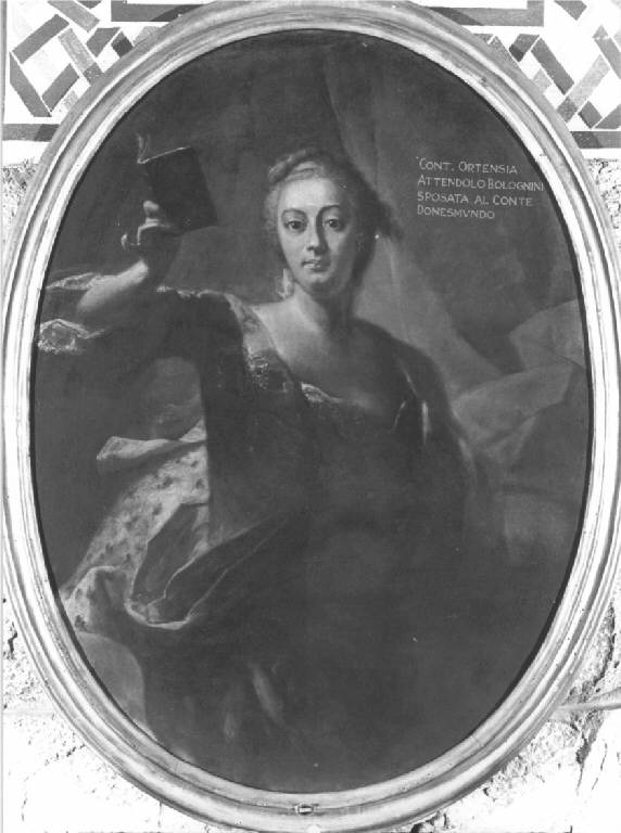 RITRATTO DELLA CONTESSA ORTENSIA ATTENDOLO BOLOGNINI (dipinto) - ambito lombardo-veneto (sec. XVIII)