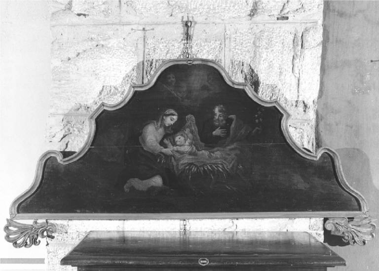 NATIVITA' DI GESU' (dipinto) - ambito lombardo (fine/inizio secc. XVII/ XVIII)