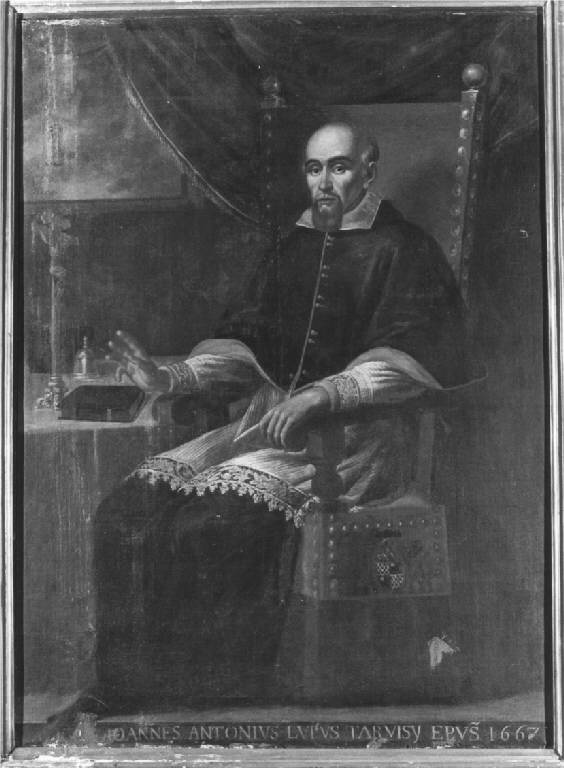 RITRATTO DI GIOVAN ANTONIO LUPI CARDINALE DI TARVISIO (dipinto) - ambito lombardo (sec. XVII)
