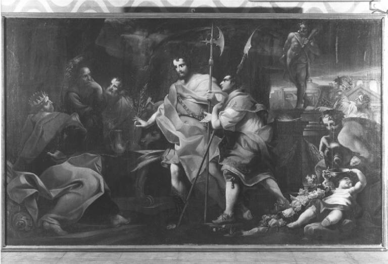 Scena mitologica (dipinto) di Formentino Tommaso (sec. XVIII)