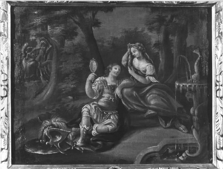 EPISODI DELL'ORLANDO FURIOSO (dipinto) - ambito lombardo (sec. XVIII)