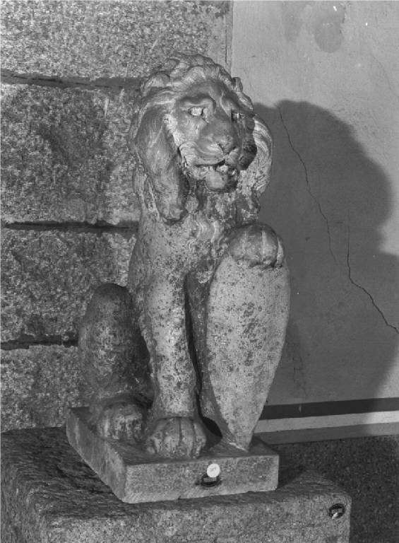 LEONE (statua) - produzione Italia settentrionale (sec. XIX)