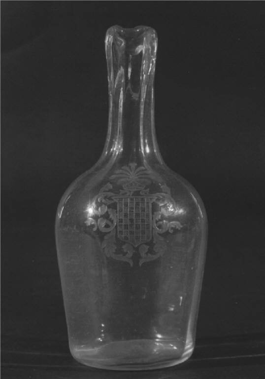 bottiglia - manifattura lombarda (fine/inizio secc. XVIII/ XIX)