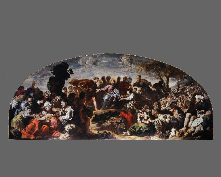 Moltiplicazione dei pani e dei pesci, Moltiplicazione dei pani e dei pesci (dipinto) di Fetti, Domenico (sec. XVII)