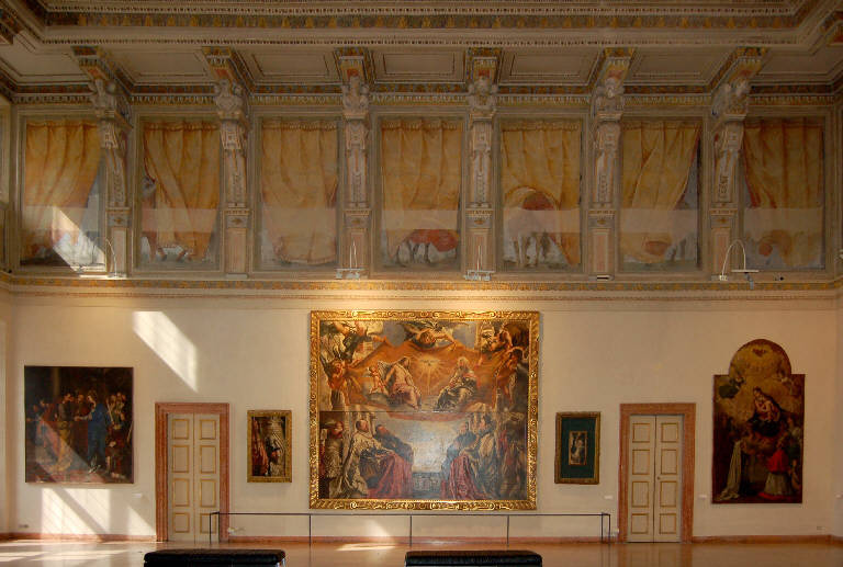 Sala degli Arcieri, Cavallo (decorazione plastico-pittorica) di Viani, Antonio Maria (inizio sec. XVII)