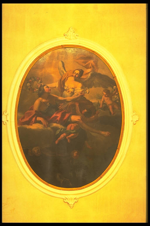 Aurora e Cefalo, AURORA E CEFALO (dipinto) di Persenda, Michel, Angelo (inizio sec. XVIII)