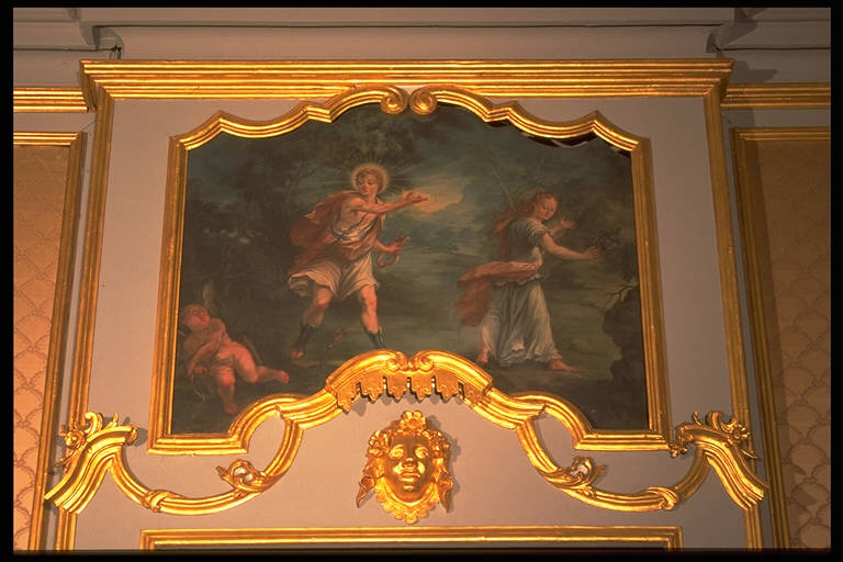 Apollo e Dafne, APOLLO E DAFNE (dipinto) di Persenda, Michel, Angelo (sec. XVIII)
