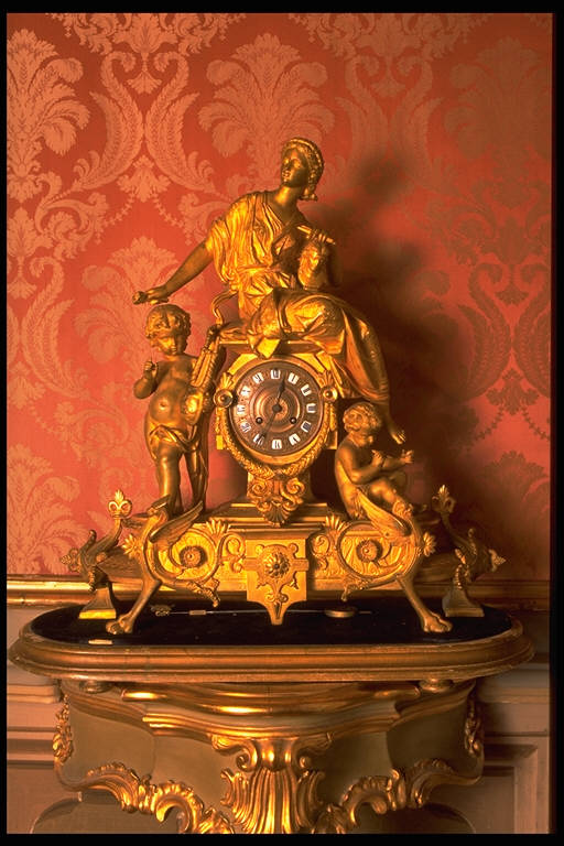 FIGURA ALLEGORICA FEMMINILE (orologio) - ambito Neoclassico (metà sec. XIX)