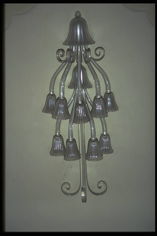 FIORI (lampada a muro) - manifattura di Murano (seconda metà sec. XIX)