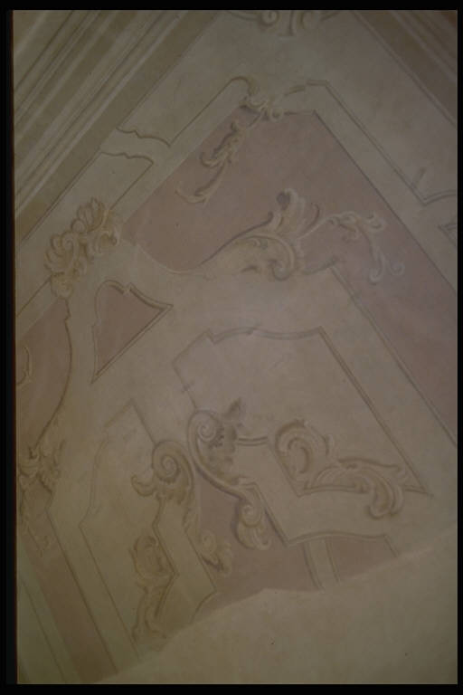 ORNAMENTO A MOTIVI GEOMETRICI v Motivo decorativo geometrico (soffitto dipinto) - ambito Neoclassico (inizio sec. XIX)
