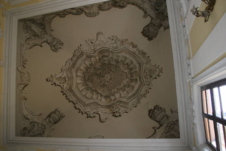 ELEMENTI DECORATIVI ARCHITETTONICI (soffitto dipinto) - ambito mantovano (sec. XVIII)