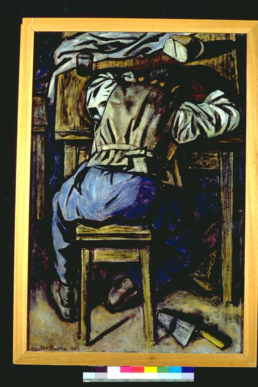 Manovale stanco, Manovale (dipinto) di Bueno, Xavier (terzo quarto sec. XX)
