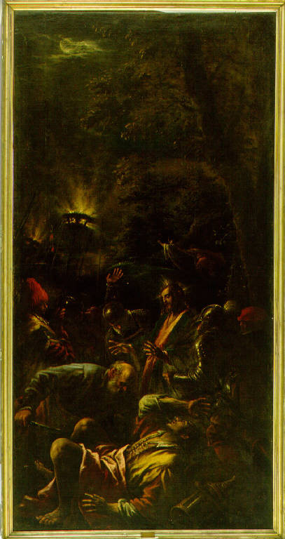 Cattura di Cristo, Cattura di Cristo (dipinto) di Da Ponte, Francesco detto Francesco Bassano - Scuola veneta (seconda metà sec. XVI)