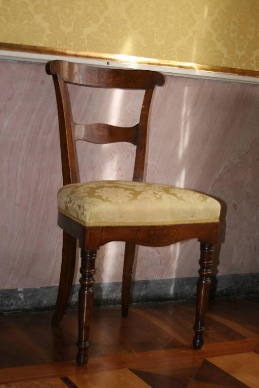 sedia - ambito lombardo (prima metà sec. XIX)