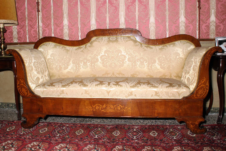 divano - ambito lombardo (metà sec. XIX)