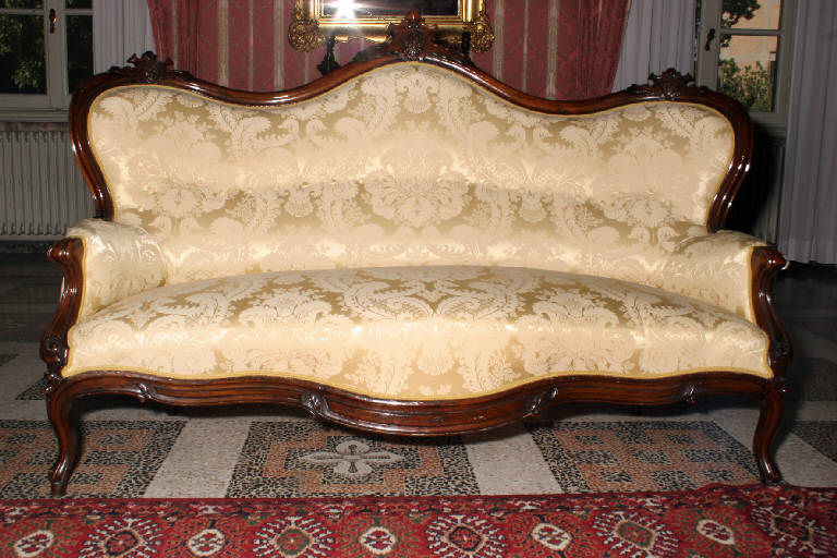 divano - ambito lombardo (prima metà sec. XIX)