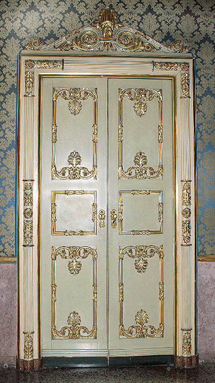 porta dipinta - ambito lombardo (seconda metà sec. XVIII)