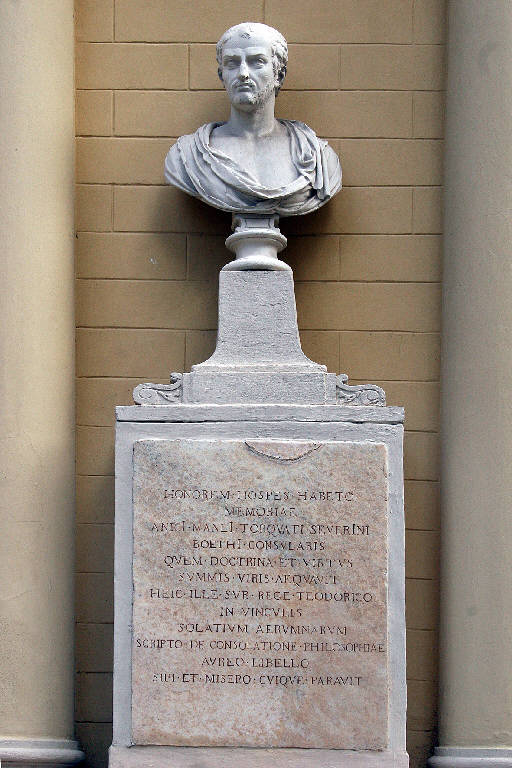 Busto di Severino Boezio (busto) - ambito lombardo (fine sec. XVIII)