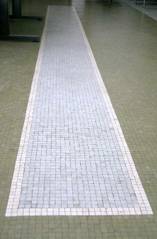 Motivi decorativi astratti (pavimento) di Ditta Ceramica Ferrari (di Cremona) (bottega) - manifattura razionalista (secondo quarto sec. XX)