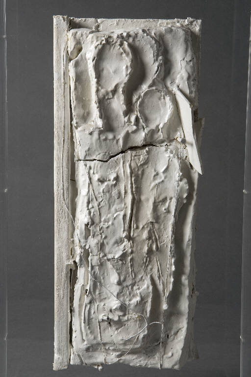FORMA BIANCA - SPAZIO MISTICO, FIGURE (rilievo/ forma bianca) di Ruggeri Costantino - ambito lombardo (sec. XX)