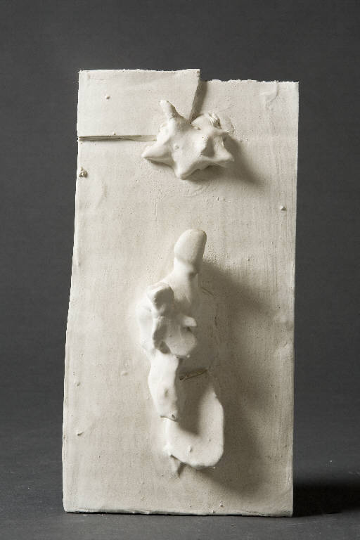 FORMA BIANCA - SPAZIO MISTICO, MADONNA CON BAMBINO (rilievo/ forma bianca) di Ruggeri Costantino - ambito lombardo (metà sec. XX)