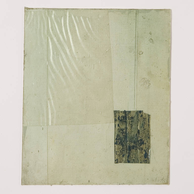 I TRASPARENTI - OSCURO CARCERE, TRASPARENTE 27 (dipinto con vetro) di Ruggeri Costantino - ambito lombardo (terzo quarto sec. XX)