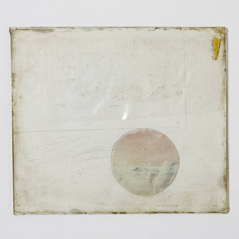 I TRASPARENTI, TRASPARENTE 91 (dipinto con vetro) di Ruggeri Costantino - ambito lombardo (terzo quarto sec. XX)