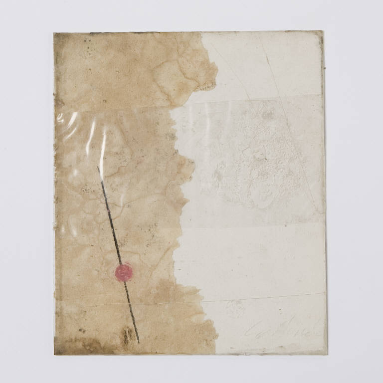 I TRASPARENTI, TRASPARENTE 107 (dipinto con vetro) di Ruggeri Costantino - ambito lombardo (terzo quarto sec. XX)