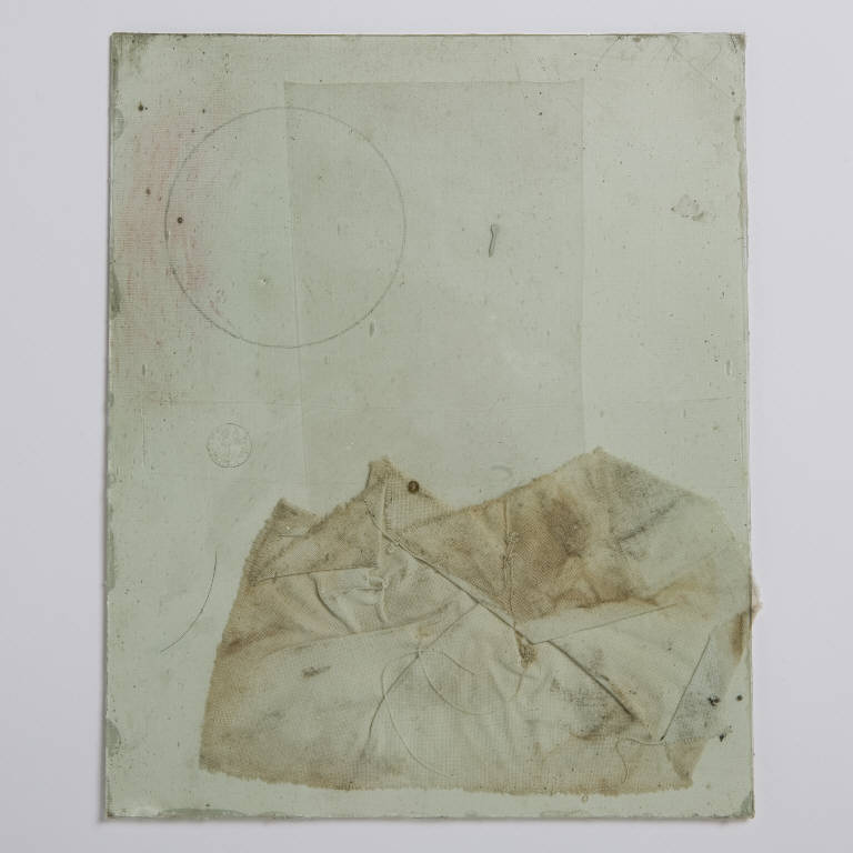 I TRASPARENTI, TRASPARENTE 114 (dipinto con vetro) di Ruggeri Costantino - ambito lombardo (terzo quarto sec. XX)