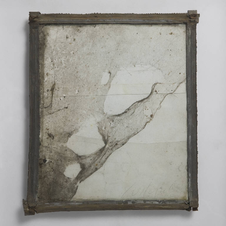I TRASPARENTI, TRASPARENTE 10 (dipinto con vetro) di Ruggeri Costantino - ambito lombardo (terzo quarto sec. XX)