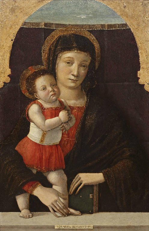 Madonna con Bambino (dipinto) di Bellini, Giovanni [Giambellino] (attribuito) - ambito veneziano (terzo quarto sec. XV)