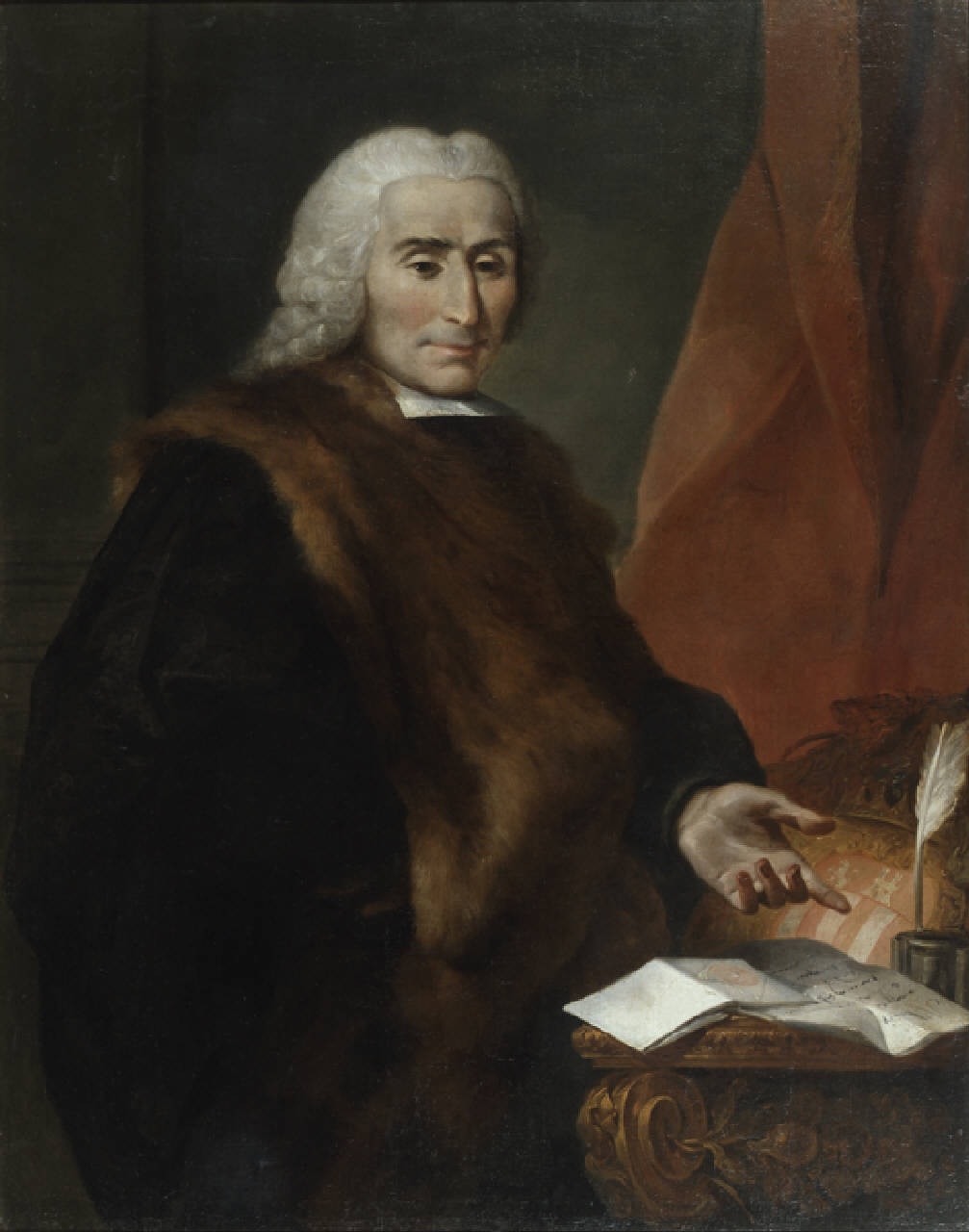 Il Conte Pietro Paolo Andreani, Ritratto del Conte Pietro Paolo Andreani (1700-1770) (dipinto) di Anonimo - scuola lombarda (seconda metà sec. XVIII)