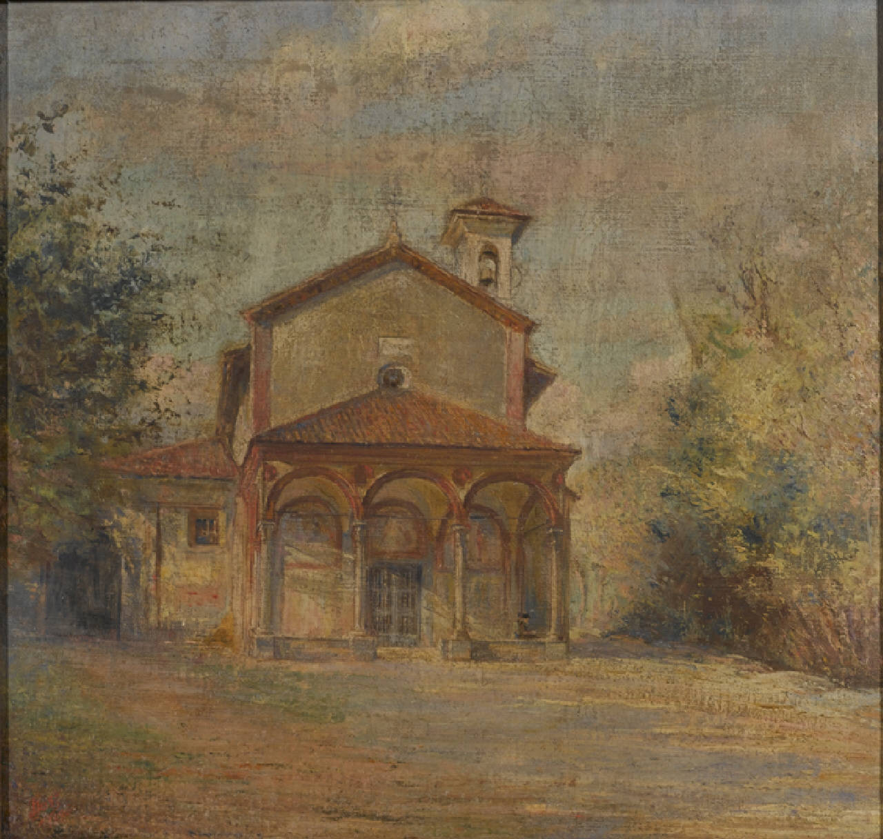 San Rocco alla Lupetta, San Rocco alla Lupetta (dipinto) di Josz Italo (sec. XIX)