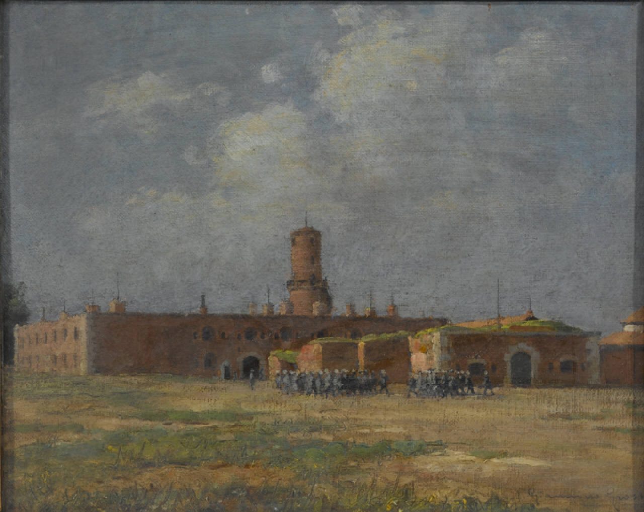 Fortino di Porta Vittoria avanti il 1908, Fortino di Porta Vittoria a Milano (dipinto) di Grossi Giannino (primo quarto sec. XX)