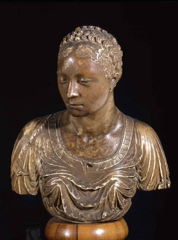 Ritratto femminile (busto) - ambito lombardo (sec. XVI)