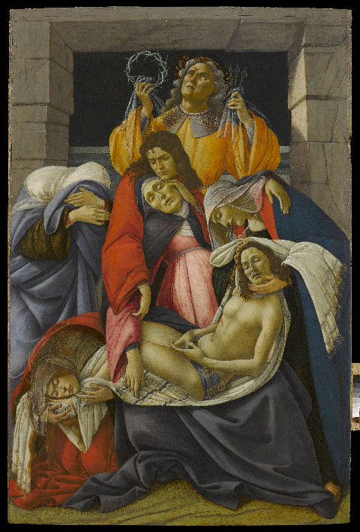 Compiano su Cristo morto, Compiano su Cristo morto (dipinto) di Botticelli, Sandro (fine sec. XVI)