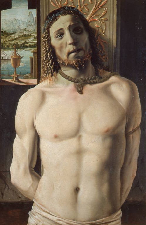 Cristo alla colonna, Cristo alla colonna (dipinto) di Bramante, Donato (fine sec. XV)