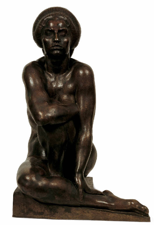 Enigma, figura femminile (scultura) di Selva Attilio (primo quarto sec. XX)