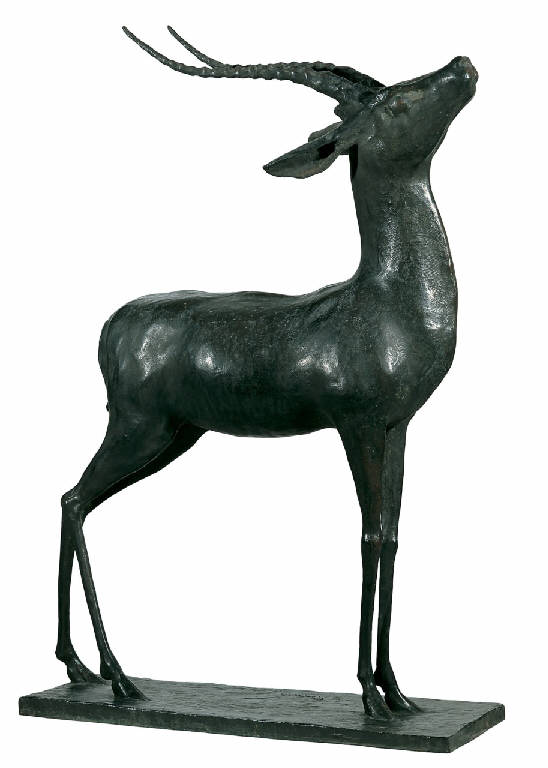 Antilope eritrea, antilope (scultura) di Righetti Guido (secondo quarto sec. XX)