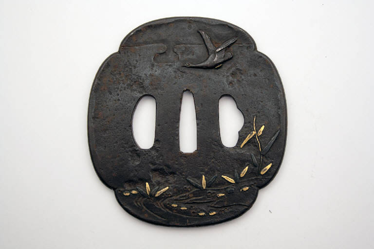 gru (elsa di spada) - manifattura giapponese (secc. XVII/ XIX)