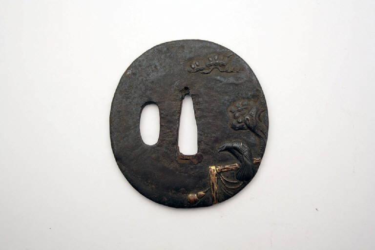 falco (elsa di spada) - manifattura giapponese (secc. XVII/ XIX)