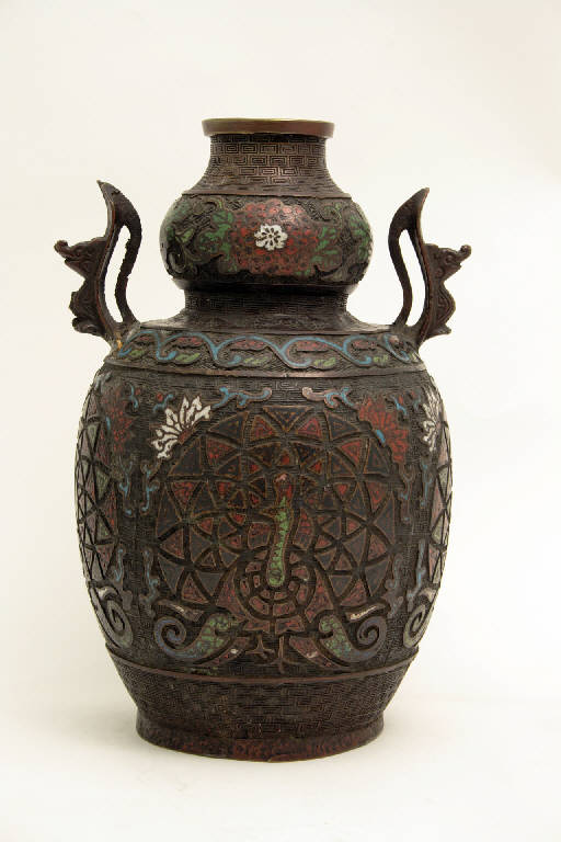 pavone (vaso) - manifattura giapponese (seconda metà sec. XIX)