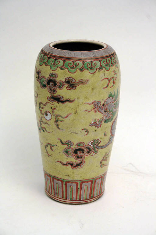 drago (vaso) - manifattura cinese (secc. XIX/ XX)