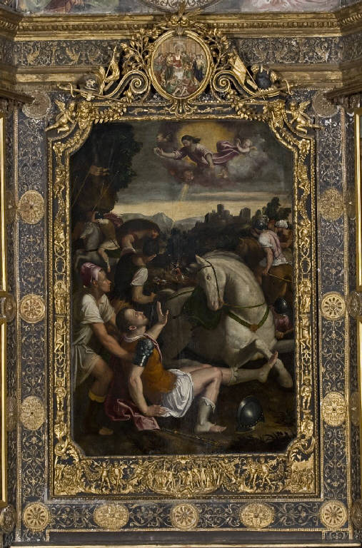 Conversione di san Paolo (dipinto) di Piazza, Callisto; Coldiroli, Battista (esecutore; esecutore) (seconda metà sec. XVI)