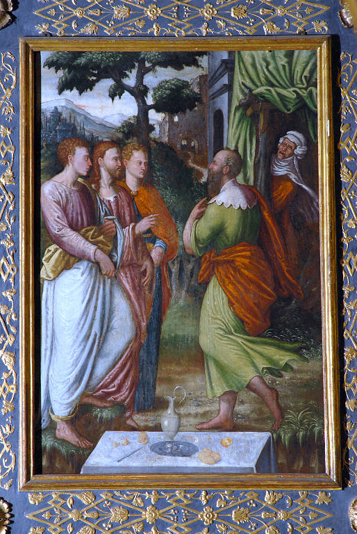 Abramo comunica con Dio (dipinto) di Piazza, Fulvio (esecutore) (seconda metà sec. XVI)